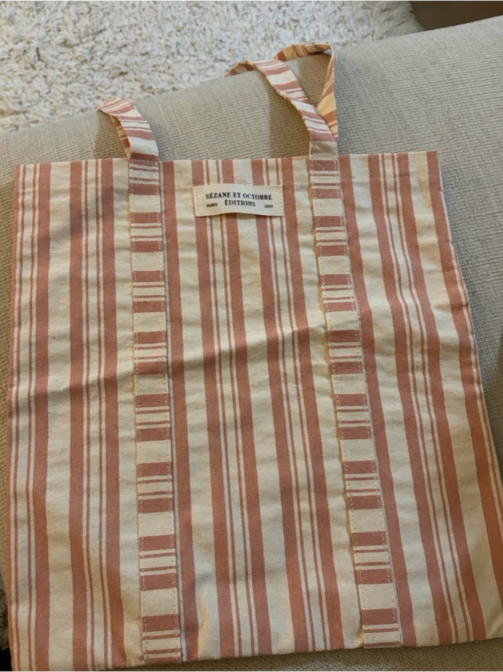 Sezane tote bag